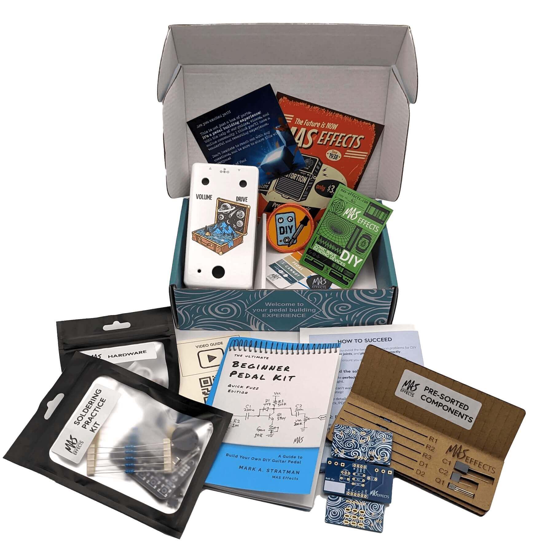 diy pedal kits MAS Effects Beginner Pedal Kit Assorted 2024