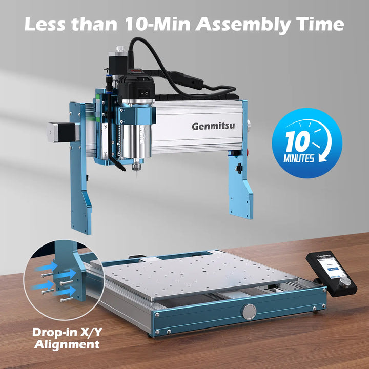 3030-PROVer Ultra Desktop CNC Router for High Precision Metalworking, with Linear Guide &amp; Ball Screw Motion