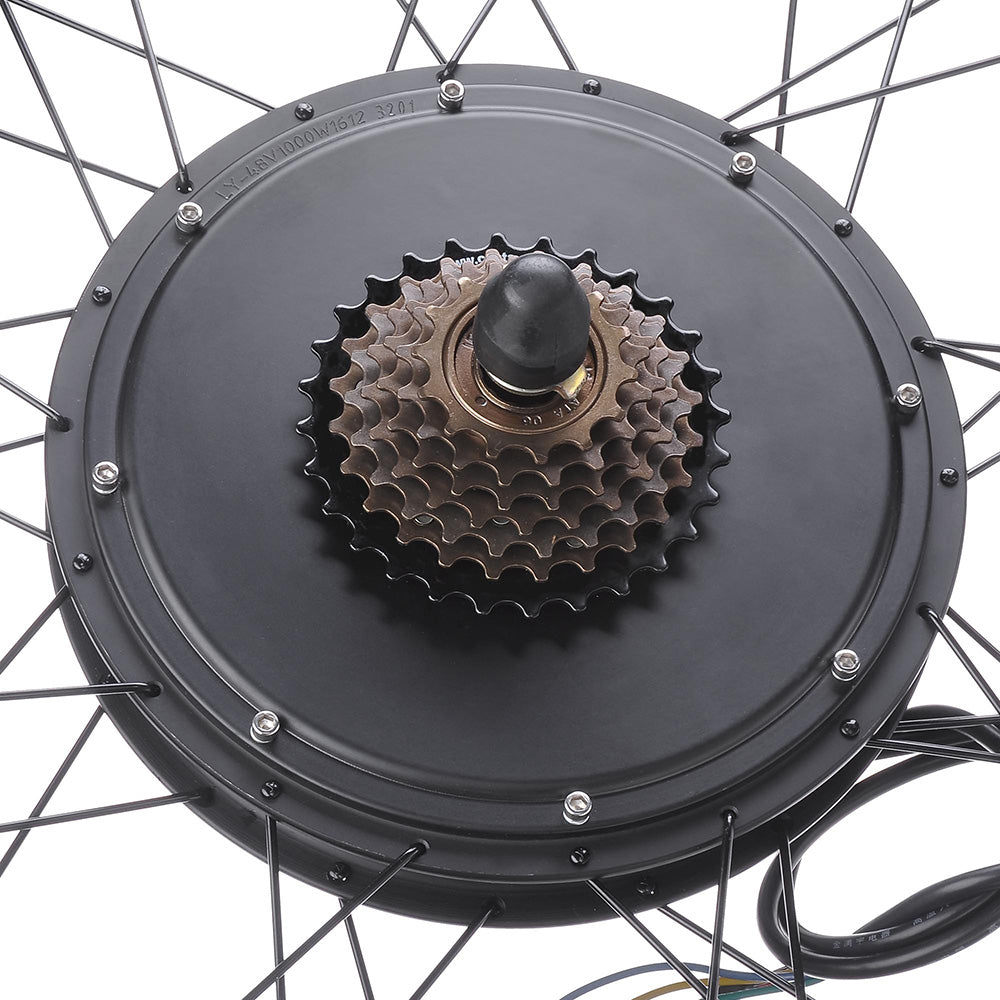 DIY 26 Inch 48v 1000w Ebike Conversion Kit Rear