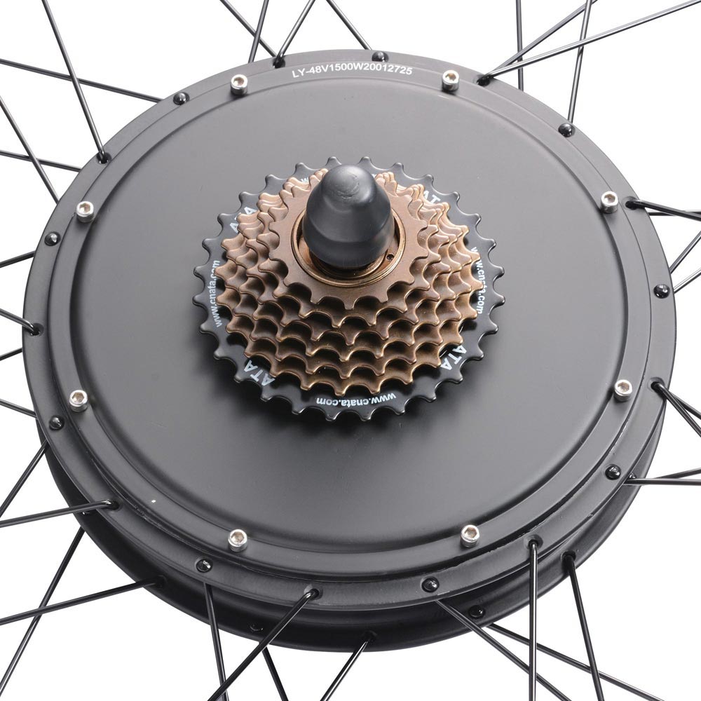 DIY 1500W E-Bike Kit Bicycle Motor Conversion Kit Rear Hub 48V 26