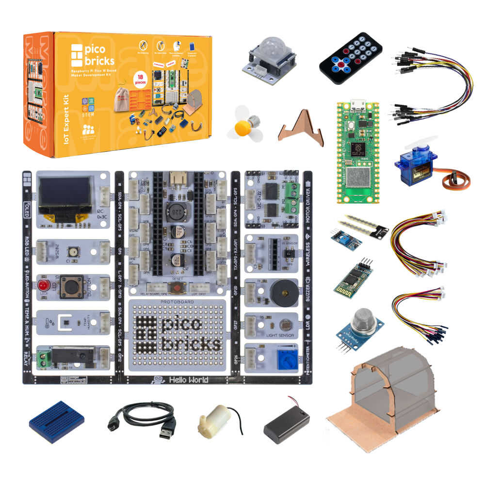 PicoBricks IoT Expert Kit: Start Building IoT Projects