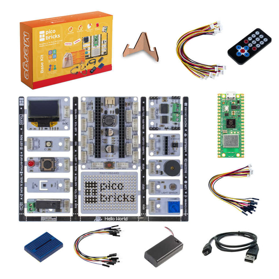 PicoBricks Base Kit: Robotics Project Starter Kit