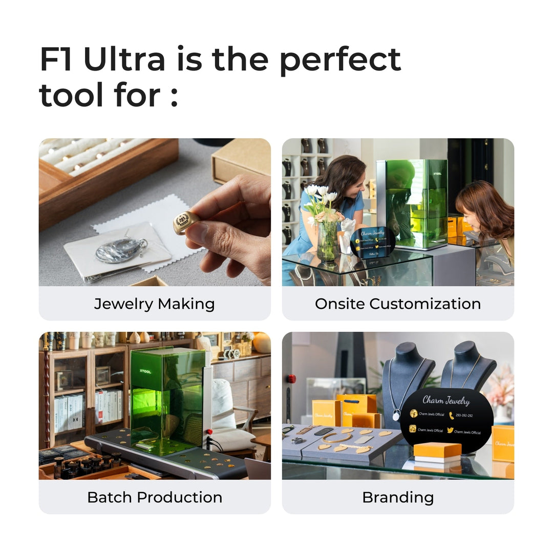 xTool F1 Ultra 20W Fiber &amp; Diode Dual Laser Engraver