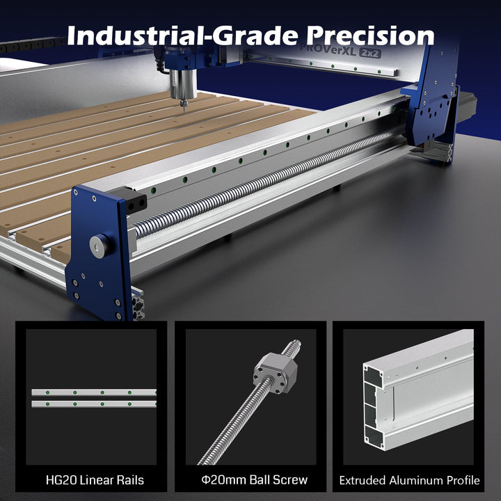 PROVerXL 2x2 CNC Router, Pre-Assembled, Ball Screw Drive, Available with Vectric Software