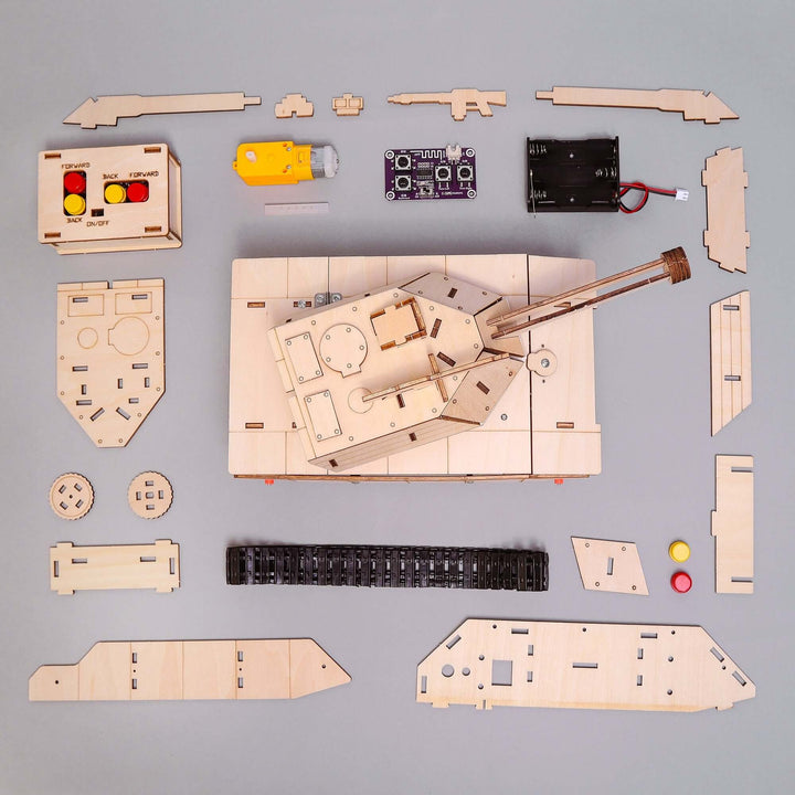 RC TankCam, Tank and Camera Mode, Educational STEM Kit