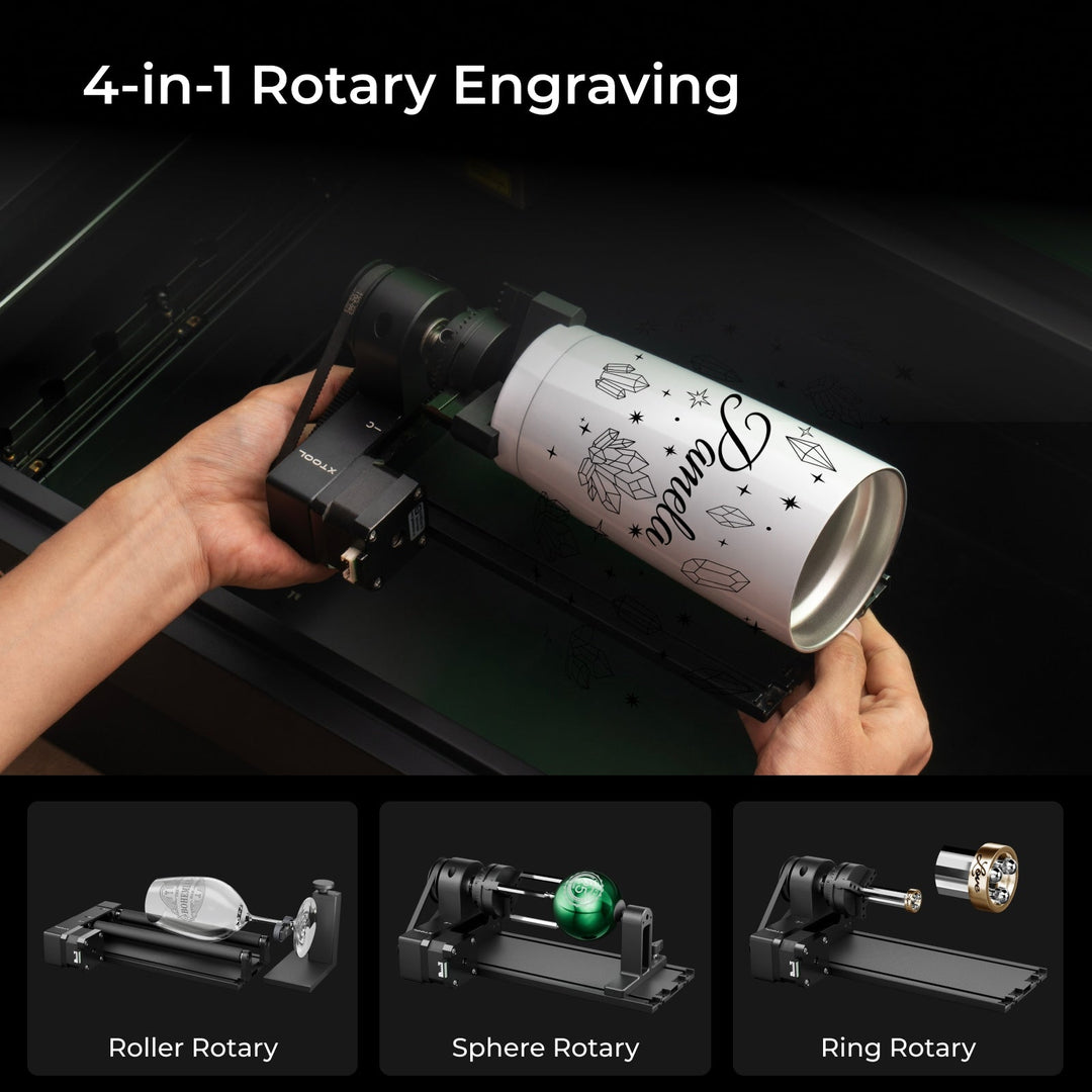 xTool S1 + 1064nm IR Laser Kit: Enclosed Diode Laser Engraver &amp; Cutter