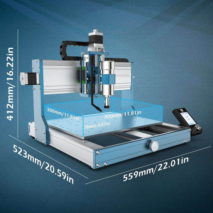 3030-PROVer Ultra Desktop CNC Router for High Precision Metalworking, with Linear Guide &amp; Ball Screw Motion