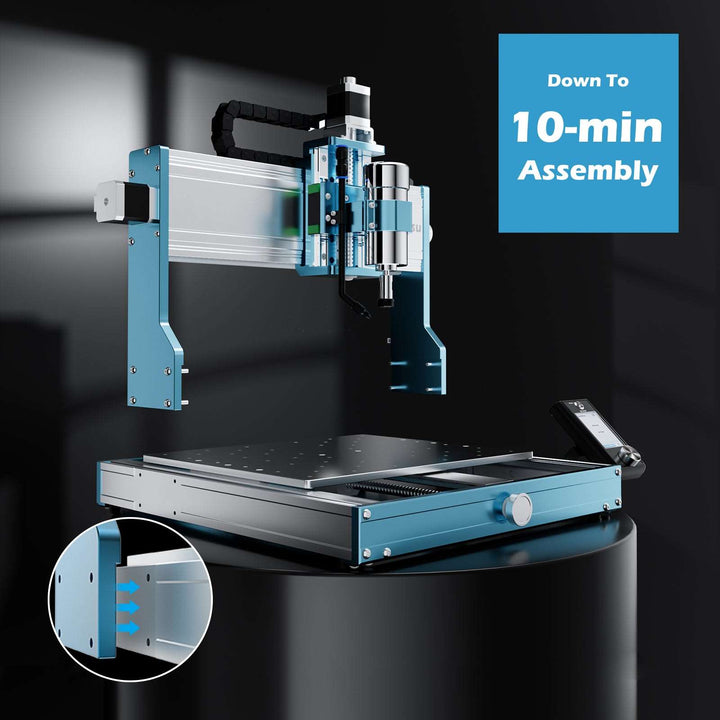 3030-PROVer Ultra Desktop CNC Router for High Precision Metalworking, with Linear Guide &amp; Ball Screw Motion