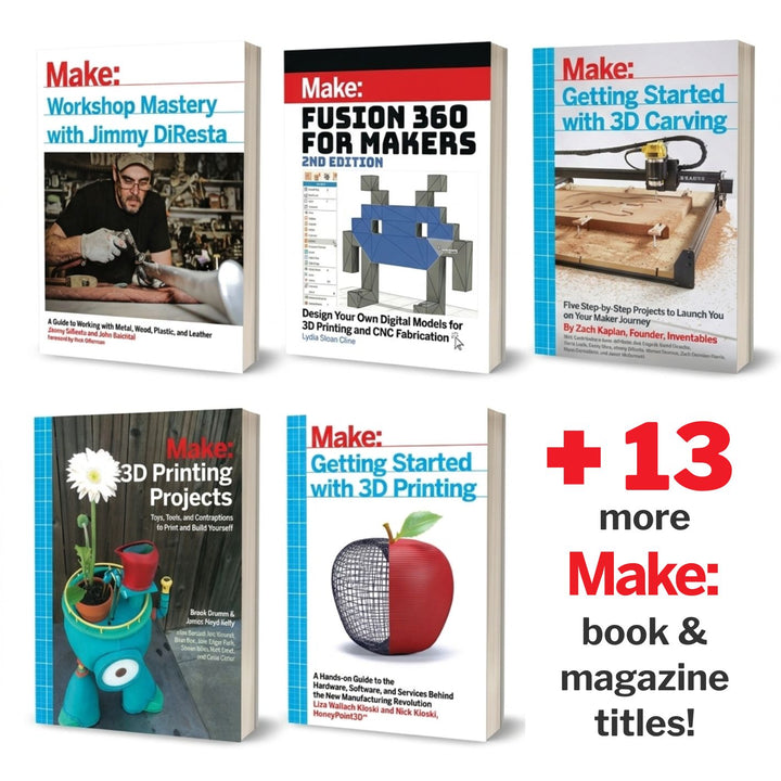 Make: 3D Printing &amp; Fabrication ePack - PDFs