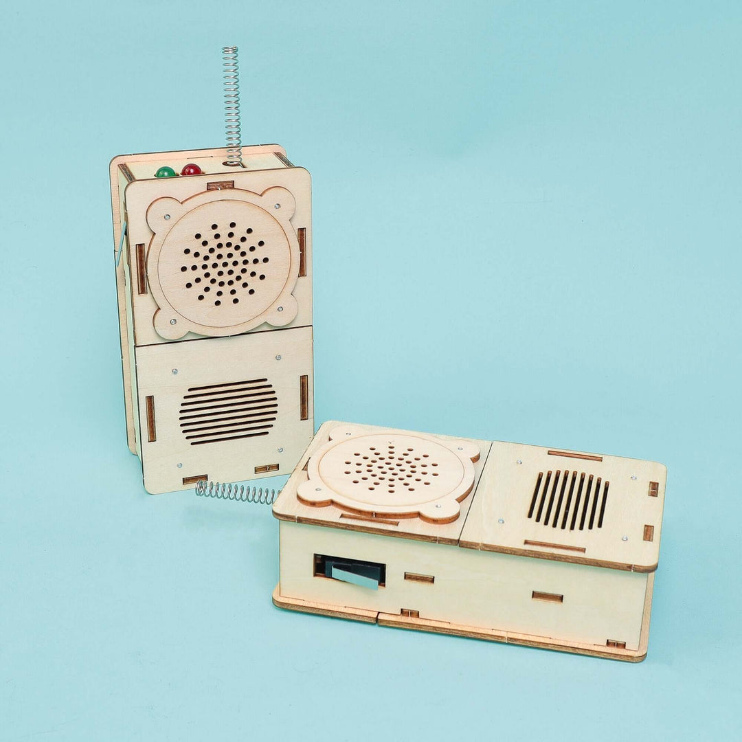 Build &amp; Learn Walkie Talkie STEM Kit (Set of 2) – Hands-On Electronics