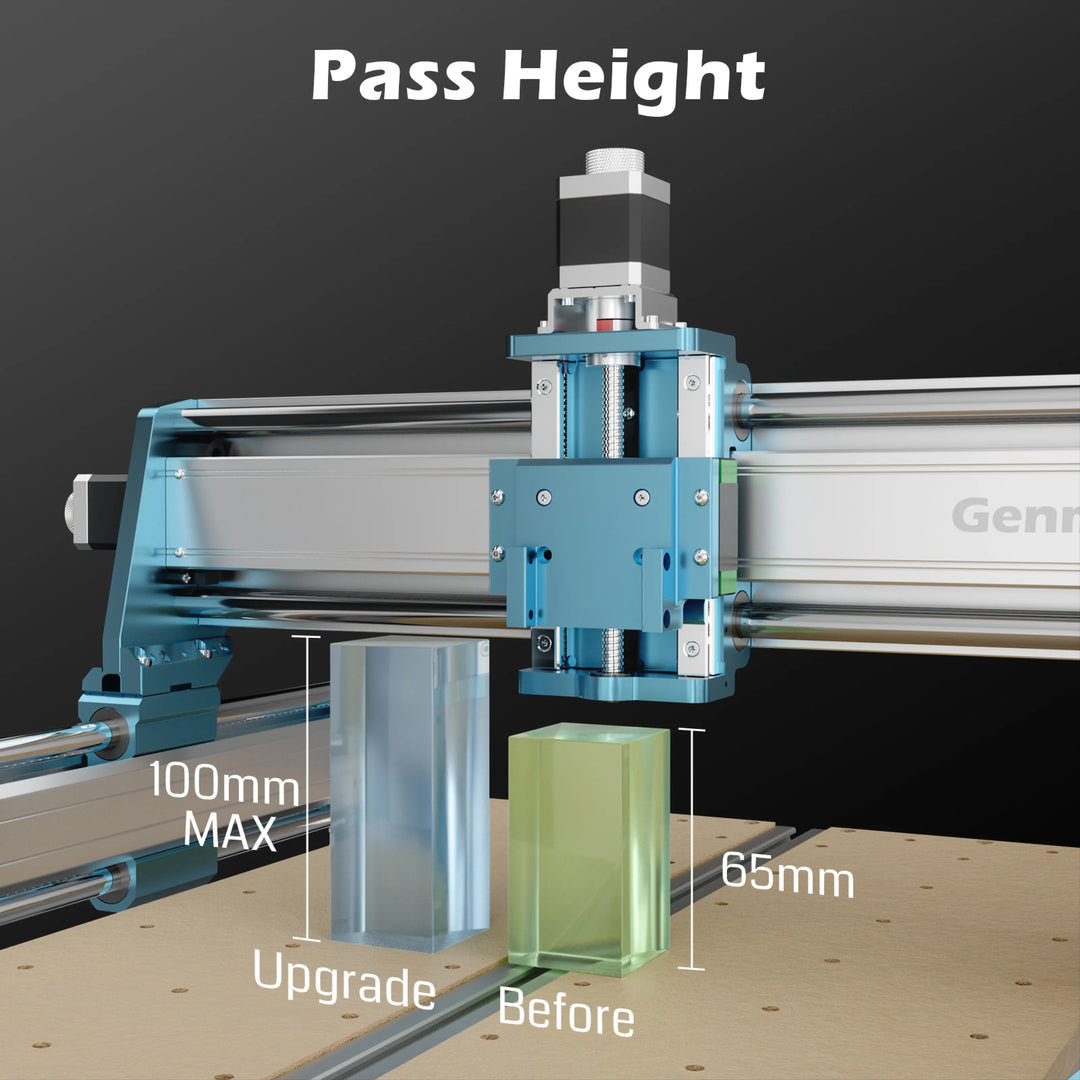 4040-PRO MAX CNC Router Machine, 710W Spindle, Linear Rail, Enhanced XZ Axis, Optional Vectric Bundle