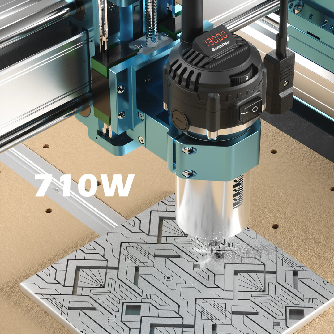 4040-PRO MAX CNC Router Machine, 710W Spindle, Linear Rail, Enhanced XZ Axis, Optional Vectric Bundle