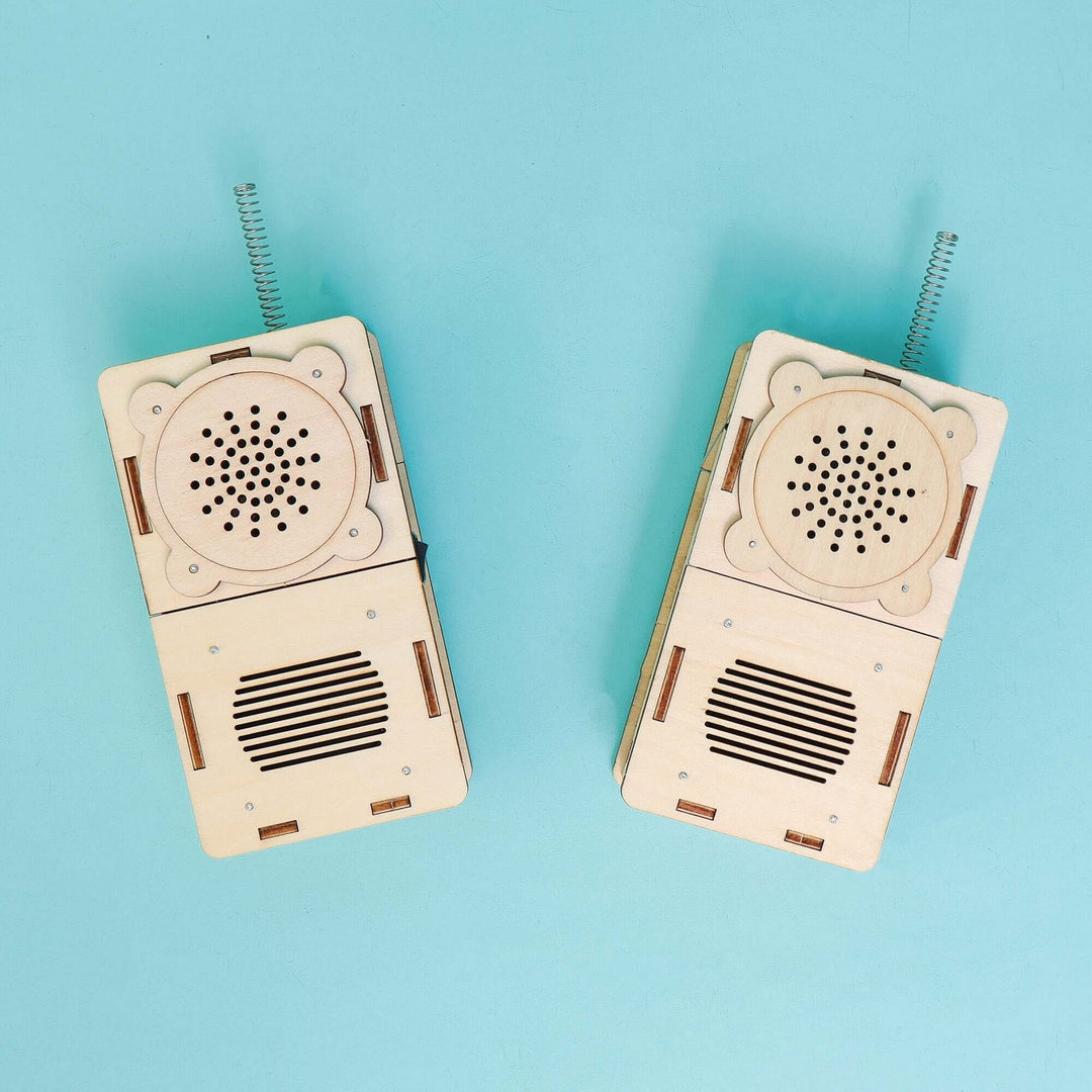 Build &amp; Learn Walkie Talkie STEM Kit (Set of 2) – Hands-On Electronics
