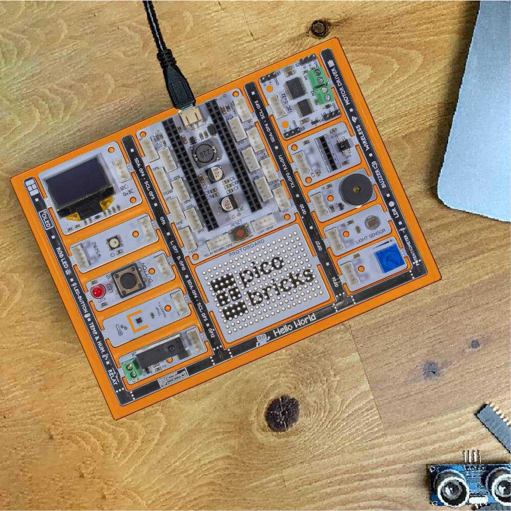 PicoBricks Zero to Hero Kit: All in One Robotic Kit