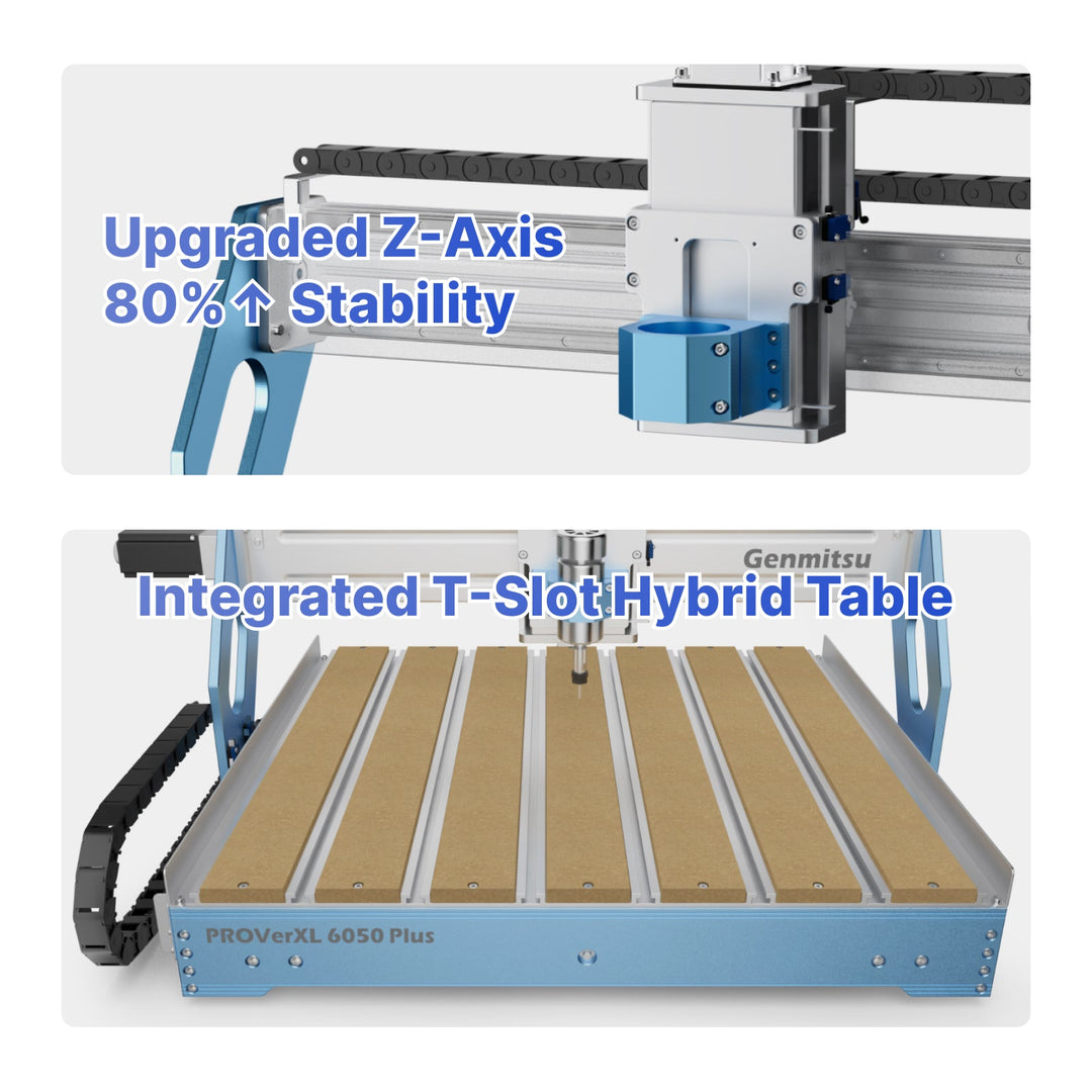 PROVerXL 6050 Plus CNC Router, 300W Spindle, Dual Linear Rails, Available with Vectric Software