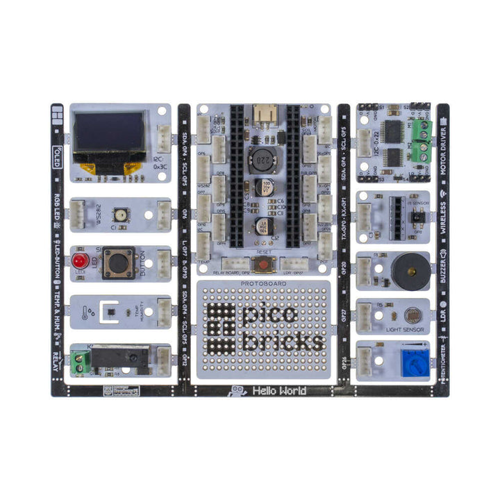 PicoBricks Zero to Hero Kit: All in One Robotic Kit
