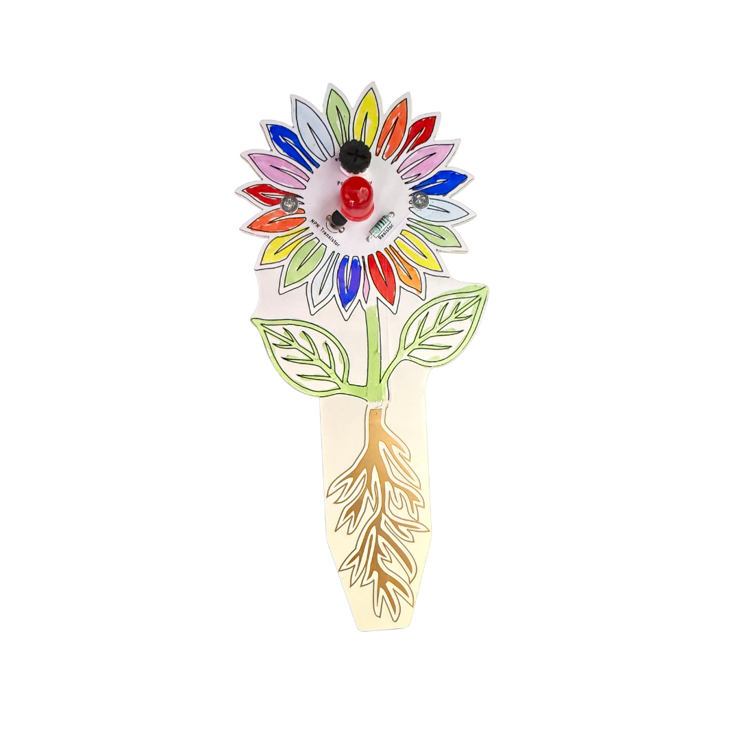 DIY STEM Soil Moisture Sensor Kit for Beginners – Light-Up Plant Water Indicator with LED Circuit (Educational Electronics Set)