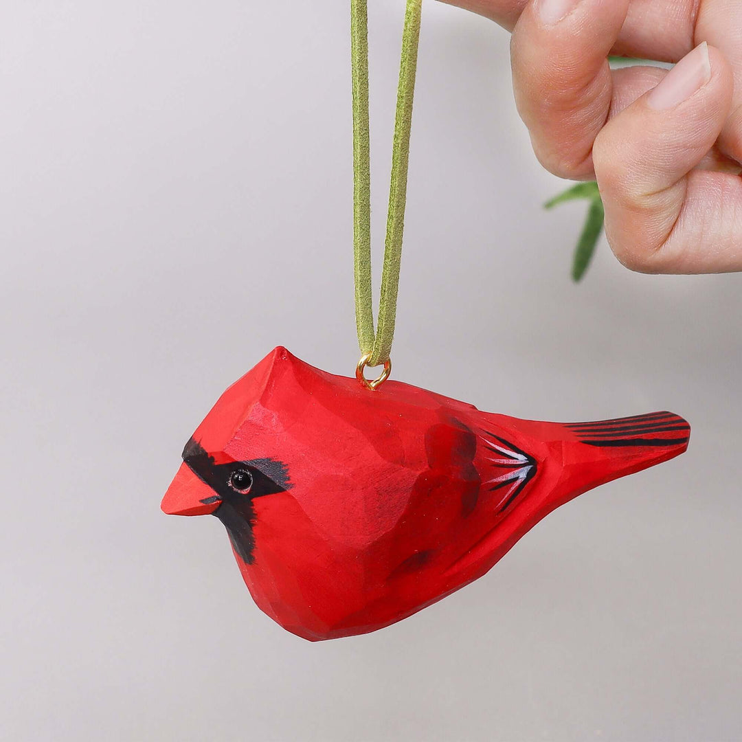 Hand-Carved Cardinal Bird DIY Painting Kit