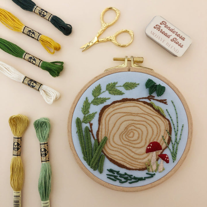 3D Woodland - Advanced Hand Embroidery DIY Craft Kit