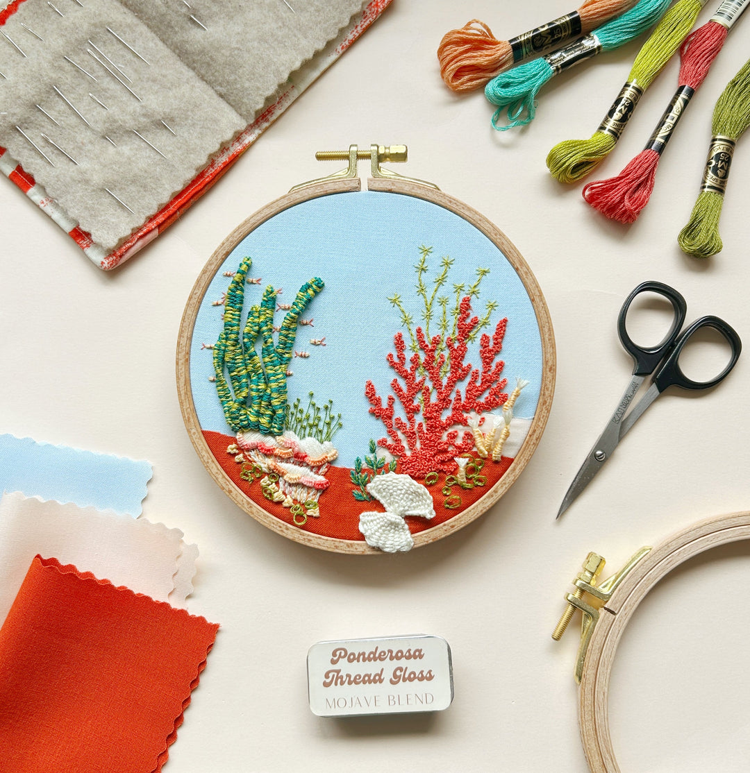Under the Sea - 3D Raised Stitching - Advanced Embroidery Kit