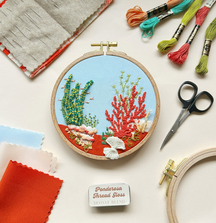 Under the Sea - 3D Raised Stitching - Advanced Embroidery Kit