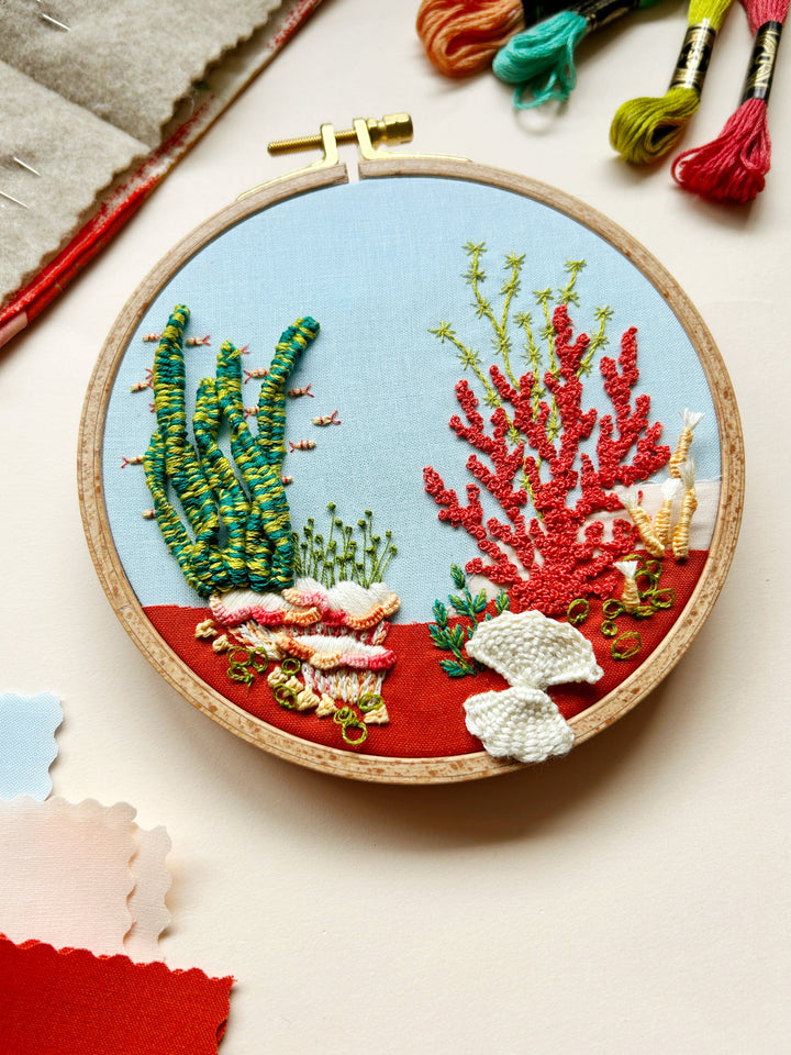 Under the Sea - 3D Raised Stitching - Advanced Embroidery Kit