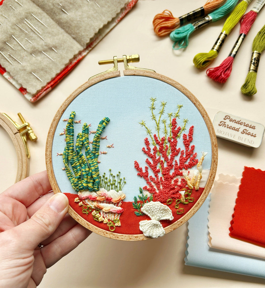 Under the Sea - 3D Raised Stitching - Advanced Embroidery Kit