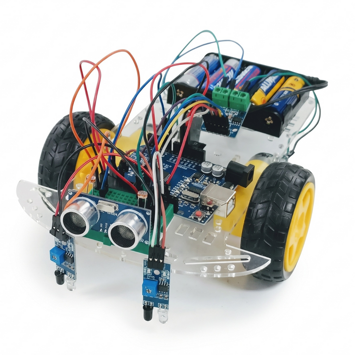 Barnabas Rover: Arduino-Compatible 2WD DC Motor Car Kit (Ages 11+)