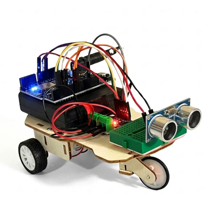 Barnabas WIFI Wheeler: WIFI Enabled 2WD DC Motor Car Kit (Ages 14+)