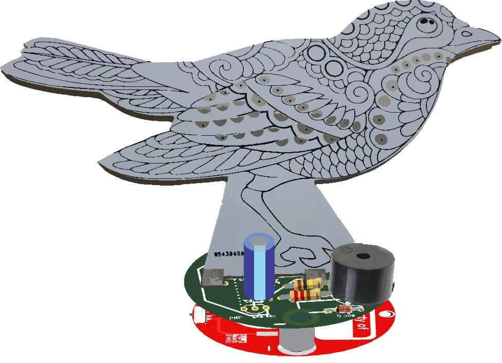 Blinker Bird - Learn to Solder Kit