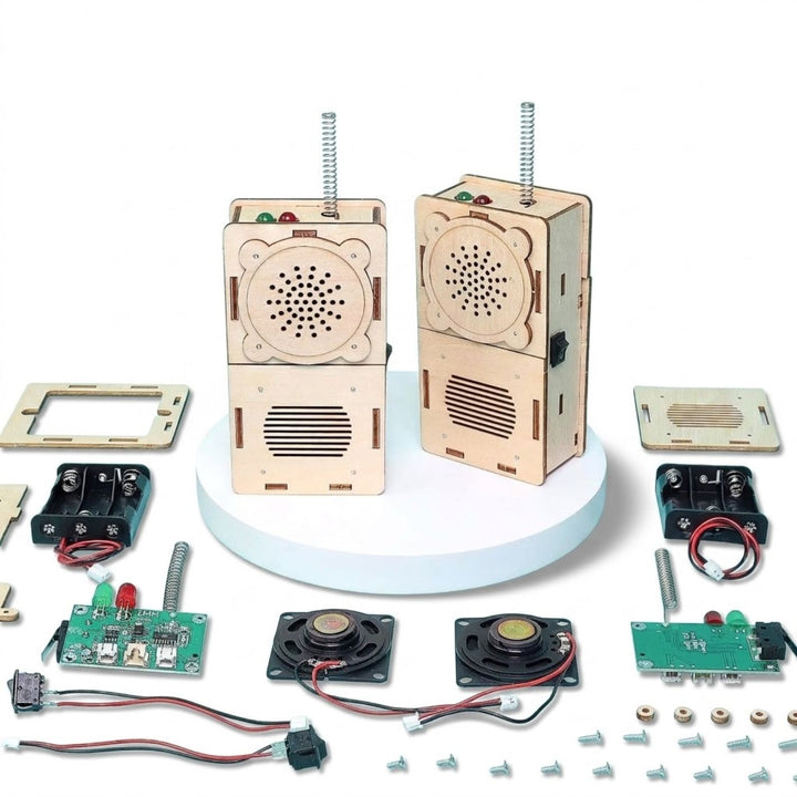 Build &amp; Learn Walkie Talkie STEM Kit (Set of 2) – Hands-On Electronics