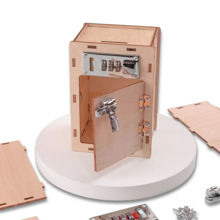 Combination Lock Box DIY Kit, Educational STEM Toy