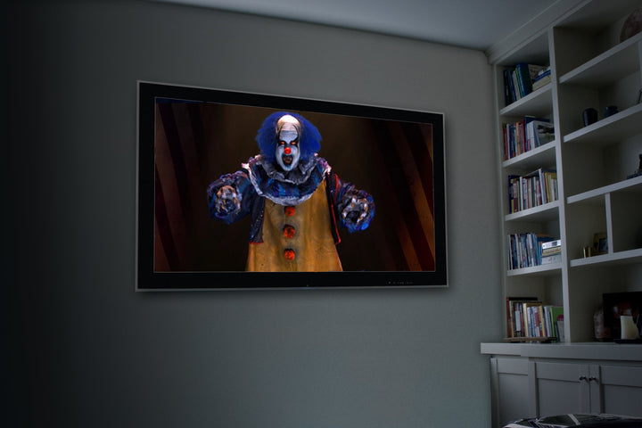 HoliScapes® USB Projector Kit - Creepy Clowns + Projector + 48" x 72" Projection Screen