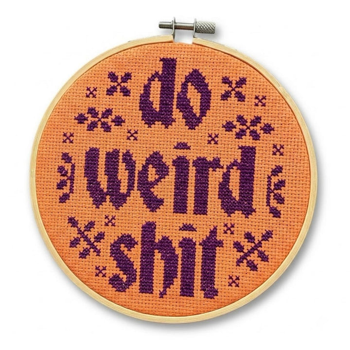 Do Weird Shit Counted Cross Stitch DIY KIT