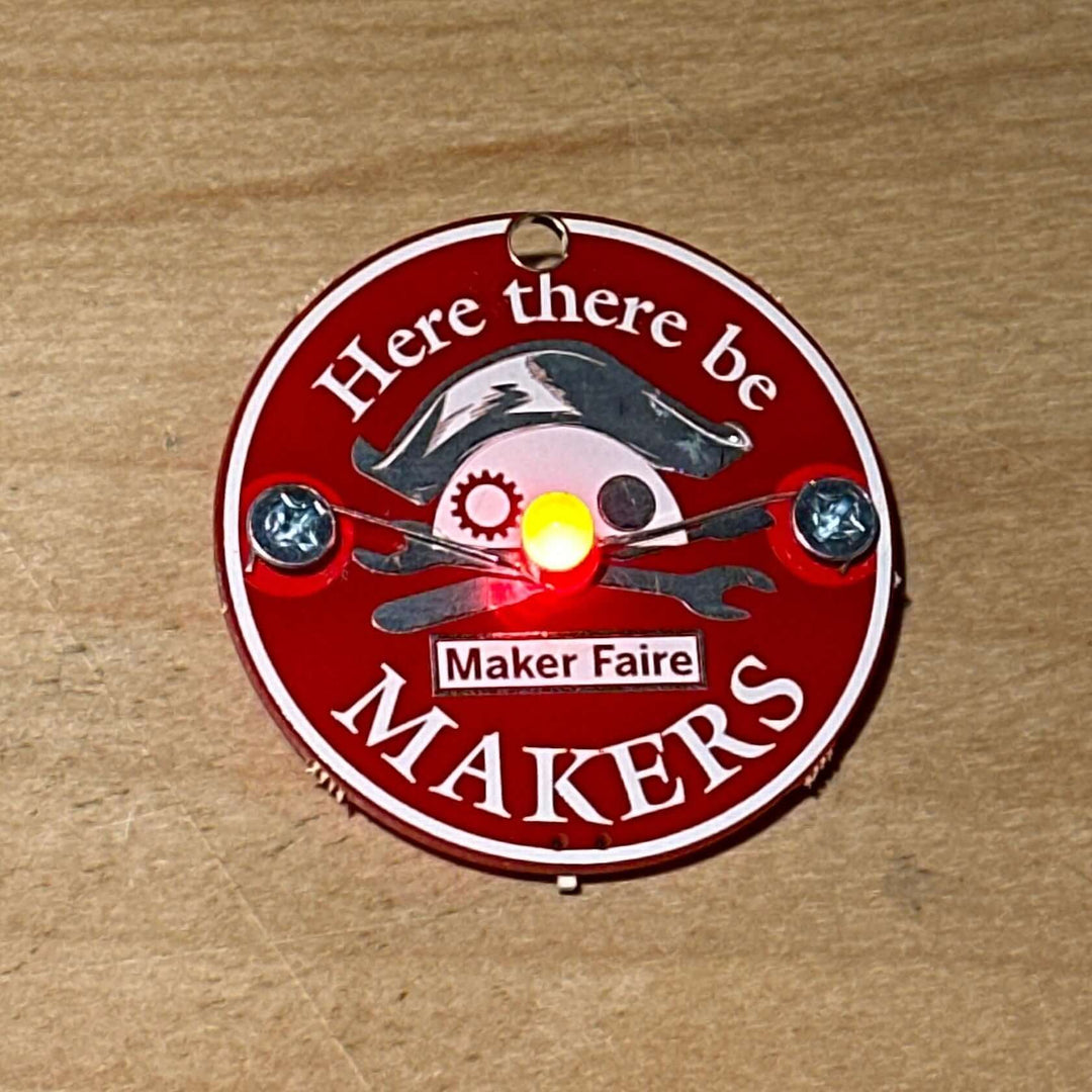 Maker Faire Powerbase Medallion - Solder Kits