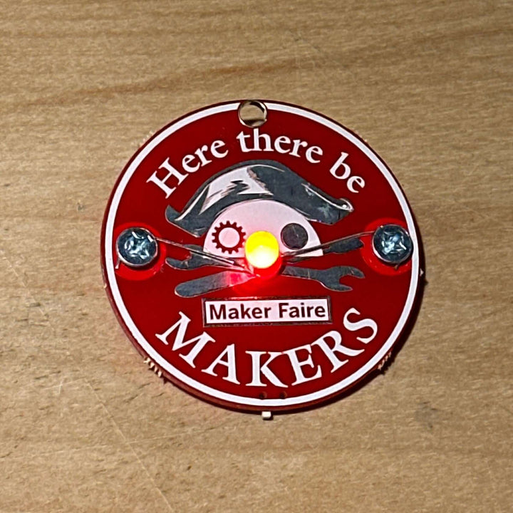Maker Faire Powerbase Medallion - Solder Kits