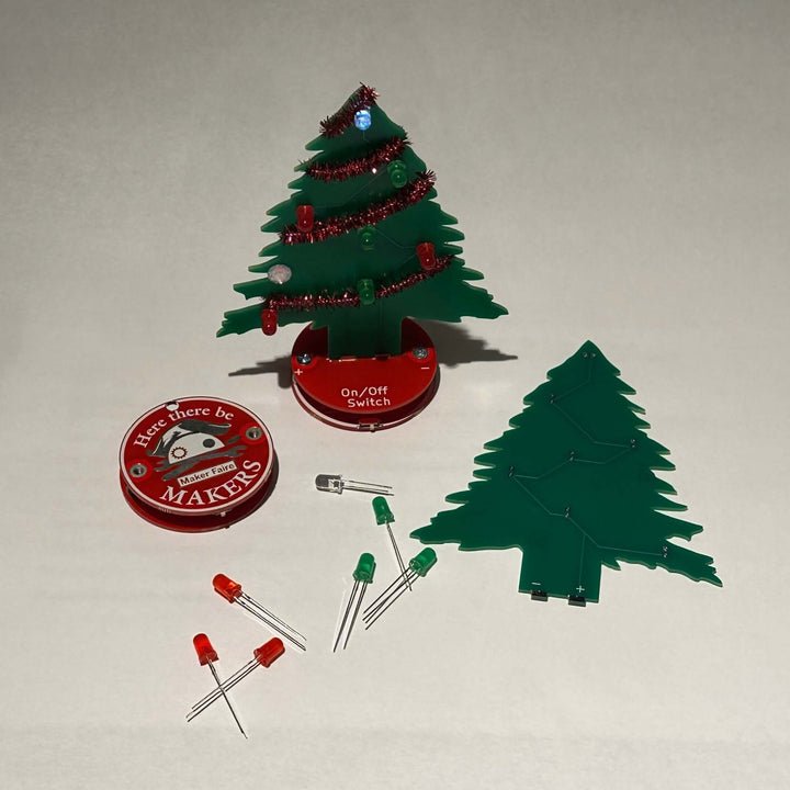 LED Christmas Tree - Simple Learn to Solder Kit