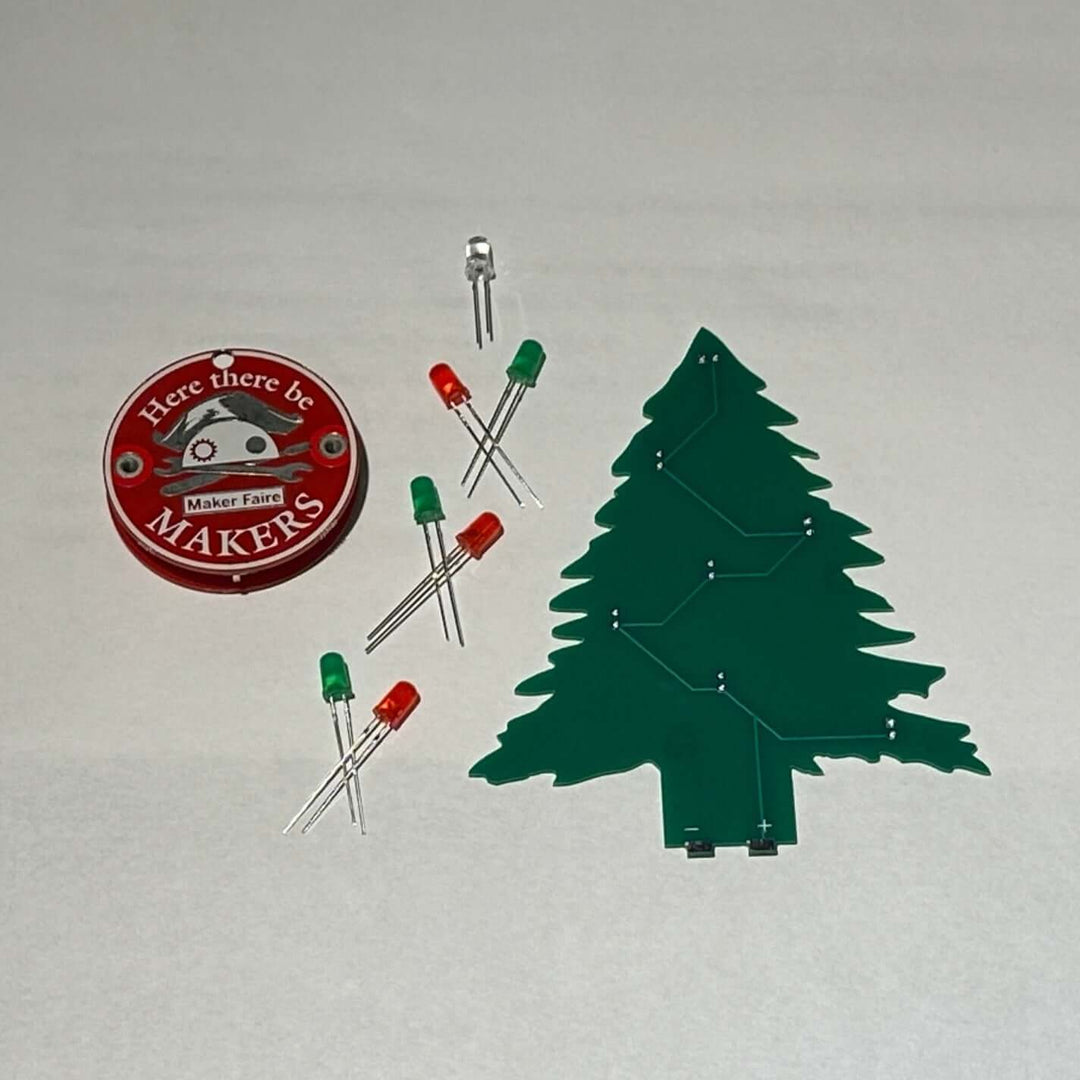 LED Christmas Tree - Simple Learn to Solder Kit