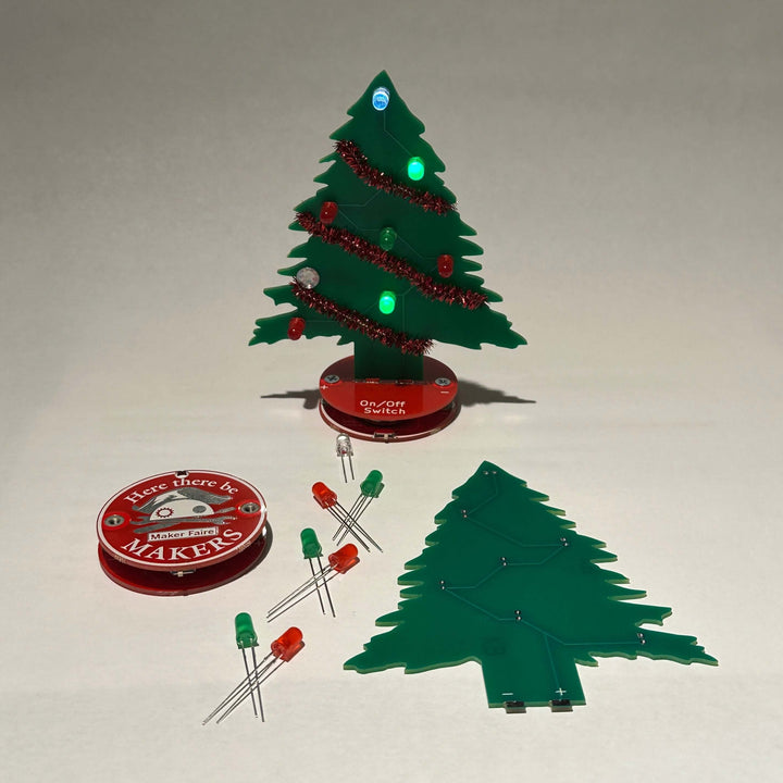 LED Christmas Tree - Simple Learn to Solder Kit