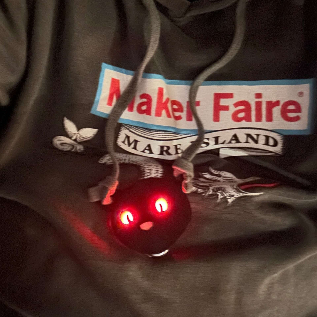 Black Kat LED Hoodie Pal