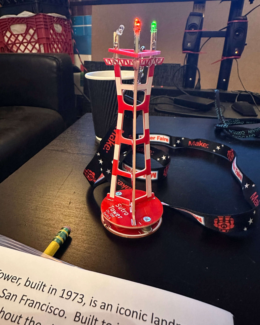 Sutro Tower PCB Art Kit