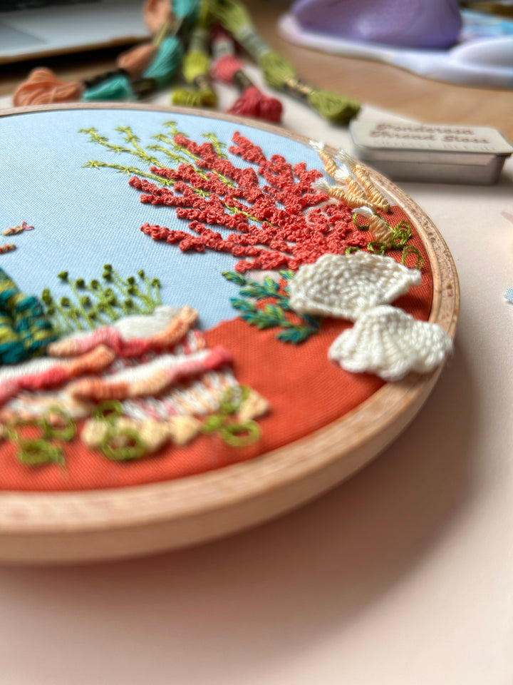 Under the Sea - 3D Raised Stitching - Advanced Embroidery Kit