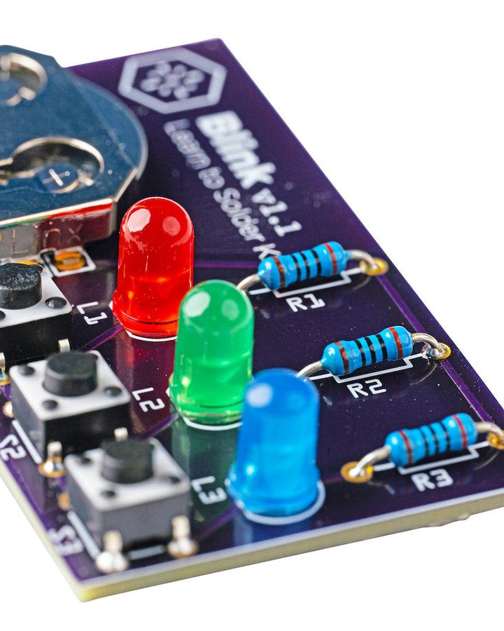 Learn to Solder Kit: Blink