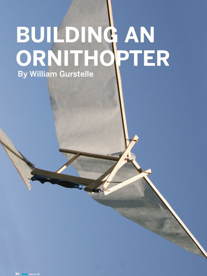 Make: Projects - Building an Ornithopter - PDF