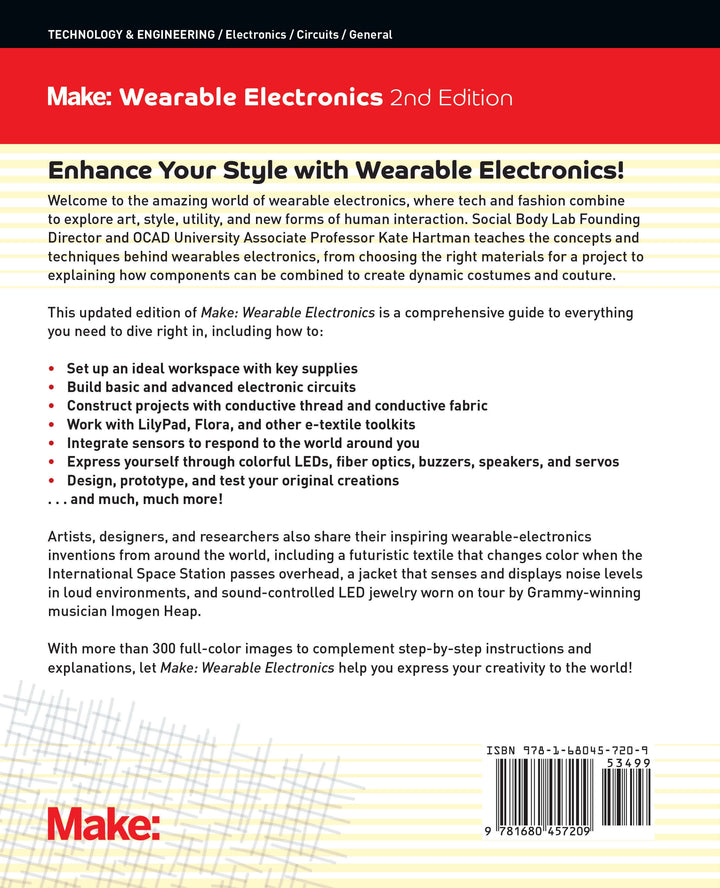 Make: Wearable Electronics, 2nd Edition- PDF