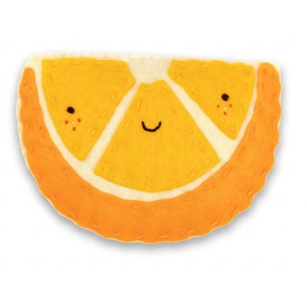 Mateo the Exuberant Orange Felt Stitching Kit