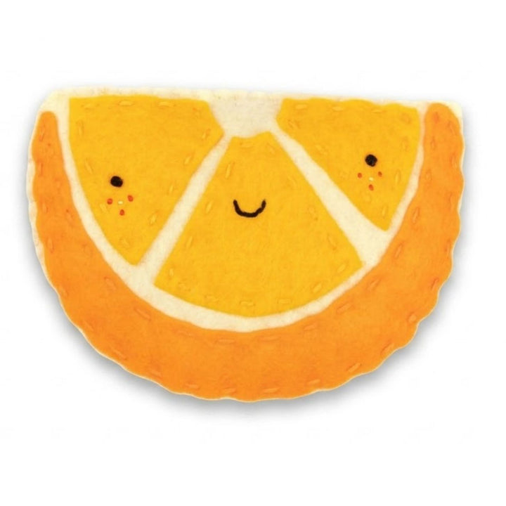 Mateo the Exuberant Orange Felt Stitching Kit