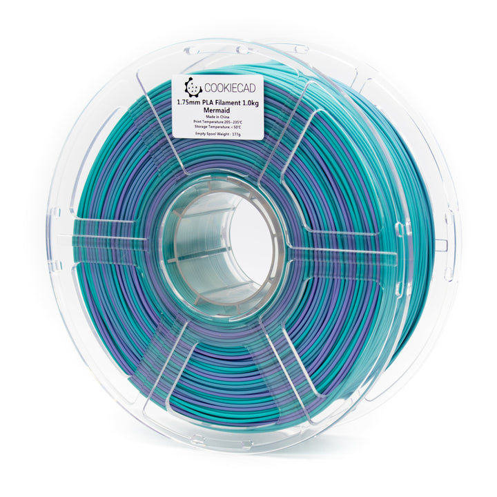 Mermaid (purple, blue &amp; green) PLA Filament 1.75mm, 1kg