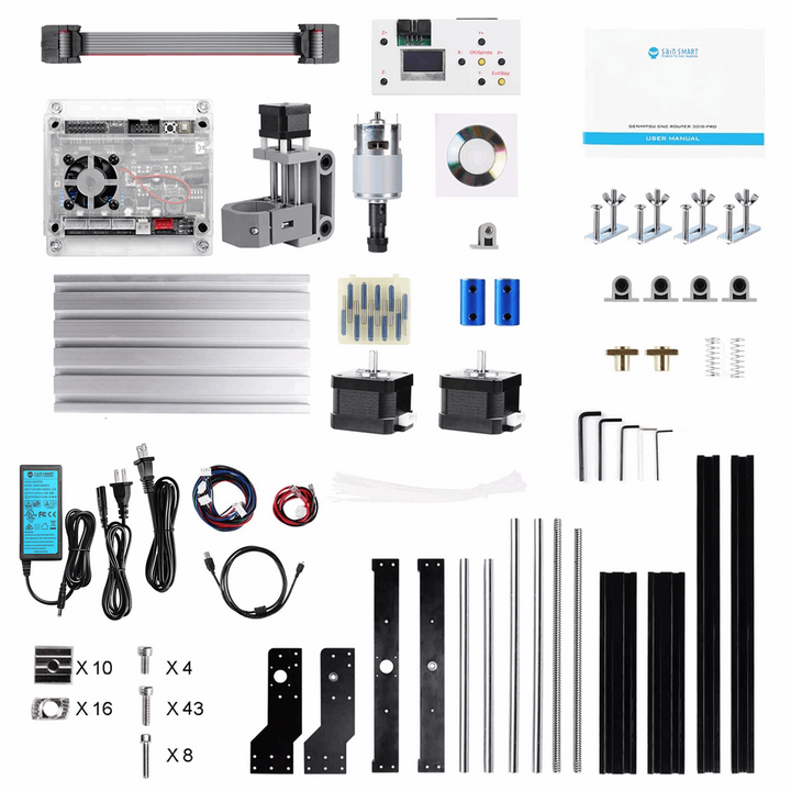3018-PRO Desktop CNC Router DIY Kit