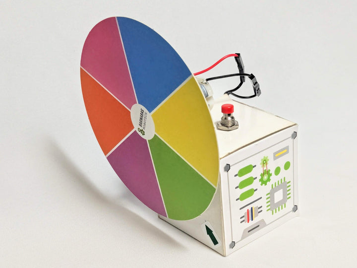 Tinker Wheel (8-100 Pack): DC Motor STEM Spinning Prize Wheel For Kids (Ages 6-10)